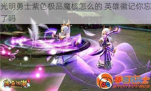 光明勇士紫色极品魔核怎么的 英雄徽记你忘了吗